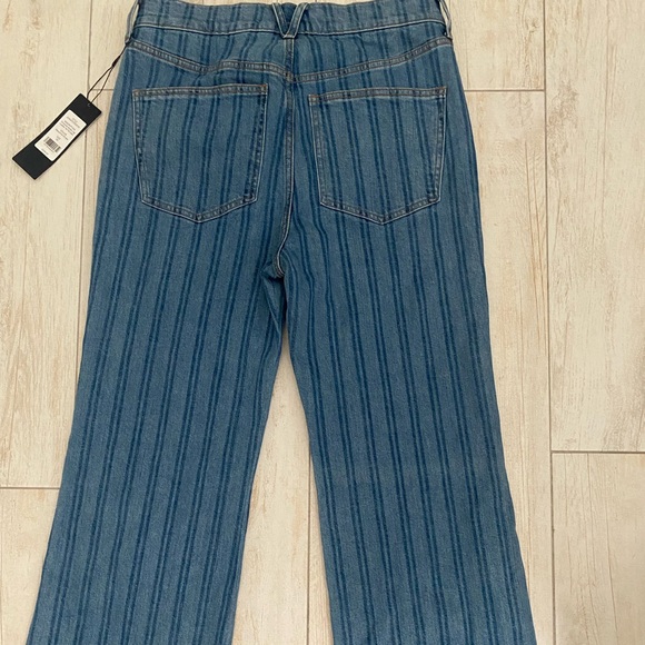 Veronica Beard Blue Flare Wide Leg Jeans NWT - Picture 1 of 7